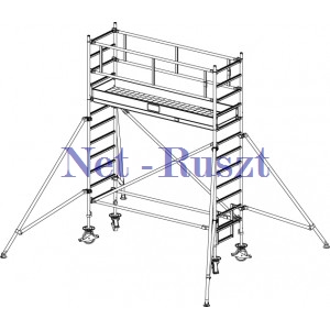 Rusztowanie wysokość rob. 4,3m